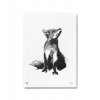 Print aquarelle "Fox"