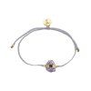ROUGH AMETHYST • Pastel Grey & Gold
