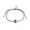 BLACK TOURMALINE • Blue & White Silver