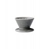 Keramický dripper 2 šálky gray