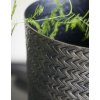 Planter Oli Brushed black finish ∅ 14,5 cm