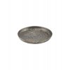 Tray Rattan Brushed black finish