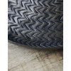 Tray Rattan Brushed black finish