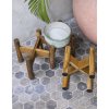 Teakwood stand Double Medium