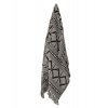 Gutte Throw Black Recycled Cotton