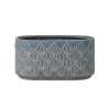 Cath Flowerpot Blue Stoneware