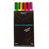 Akrylové fixy s jemným hrotem - Neonové Uni Basic