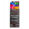 Set of acrylic markers with extra thin tip 24 pcs