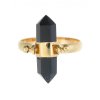 Prsten black onyx/gold