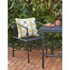 Kaleido Cushion Ochre/Blue