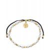 MINI PEARLS • Black Cord & Gold