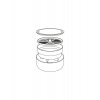 Microgreens ivory sprouting dish ivory