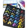 Set of watercolor paints Pearlescent 24 pcs