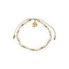 MINI PEARLS • Pale Pink Cord & Gold