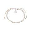 MINI PEARLS • Pale Pink Cord & Silver