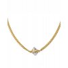 Necklace Rough Gem Diamond Quartz Gold