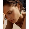 Necklace Rough Gem Diamond Quartz Gold