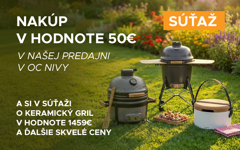 Nakúp a vyhraj keramický gril