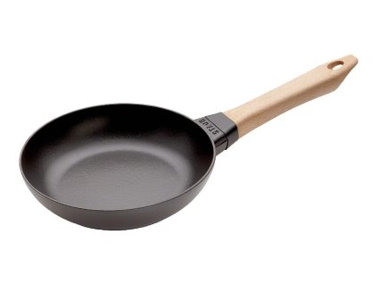 STAUB Pánev 20 cm dřevěná rukojeť černá A0054651 1