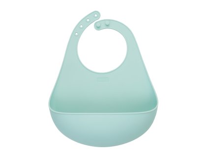 Lurch - dětský silikonový bryndák mint (00280012)