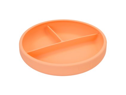 Lurch - dětský silikonový talíř apricot (00280021)