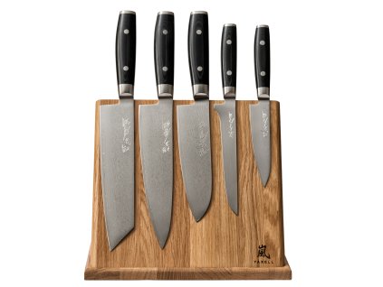 Magnetický stojan 5 nožů DUB, lak