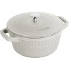 STAUB Cocotte hrnec kulatý 24 cm 4,0l bílý lanýž A0102342 V01 1 11