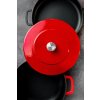 Combekk - Litina- holandská trouba 24 cm červená/red (190124RD)