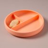 Lurch - dětský silikonový talíř apricot (00280021)