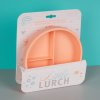 Lurch - dětský silikonový talíř apricot (00280021)