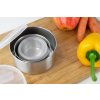 Lurch - nerez kulaté mini boxy s plastovým víkem - set 3ks (240885)