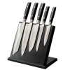 Magnetický stojan 5 nožů černý, lak