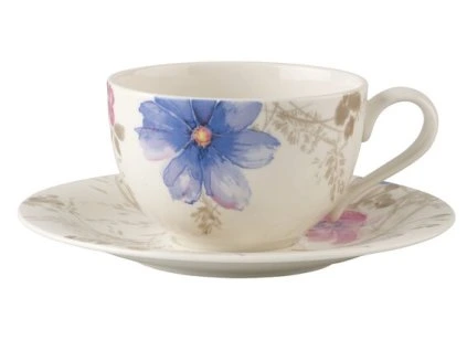 Raňajková šálka s podšálkou 390 ml Mariefleur Gris Basic – Villeroy & Boch