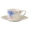 Šálka na kávu s podšálkou 250 ml Mariefleur Gris Basic – Villeroy & Boch