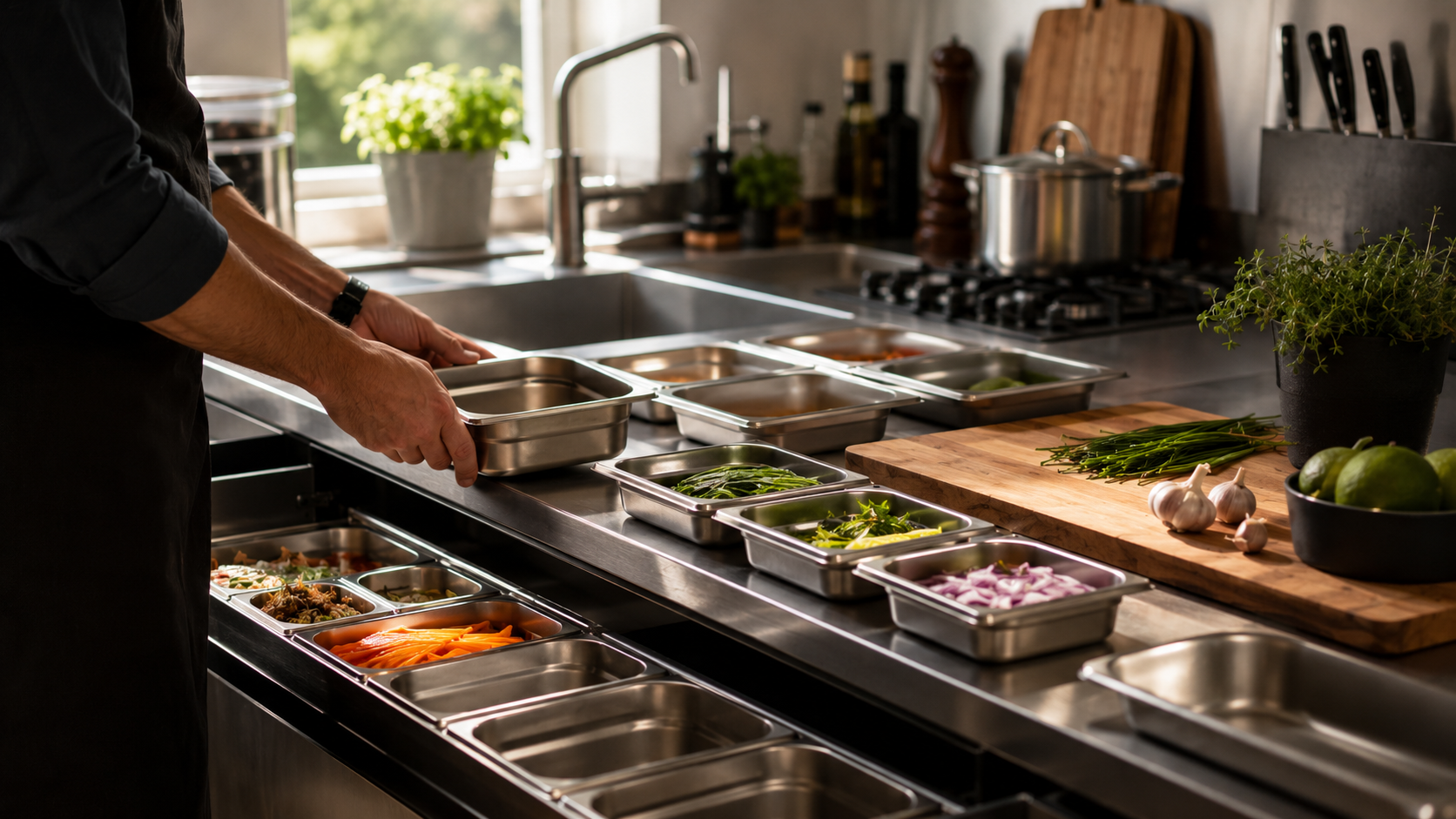 Organizace kuchyně jako v Michelinské restauraci: Proč potřebujete systém gastronádob (GN)