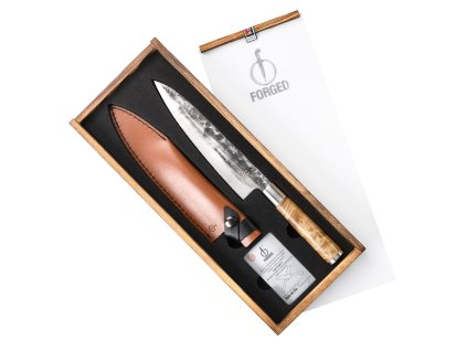 FORGED VG10 kucharsky nuz 20 5 cm s kozenym pouzdrem a79290740 10850