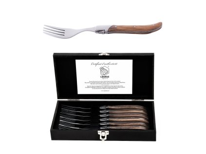 LAGUIOLE Luxury vidlicky 6 ks rukojet olivove drevo a79291543 10850