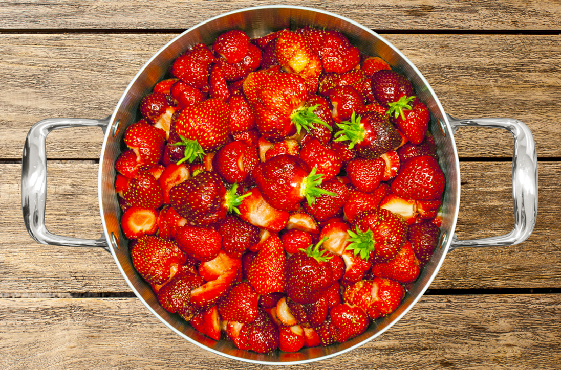 Recept na domácí jahodovou marmeládu s mátou