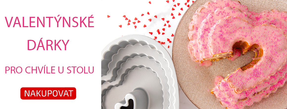 Valentýnská nabídka dárky a drobností, které potěší