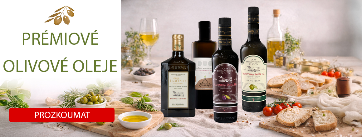 Prémiové Extra Panenské Olivové Oleje