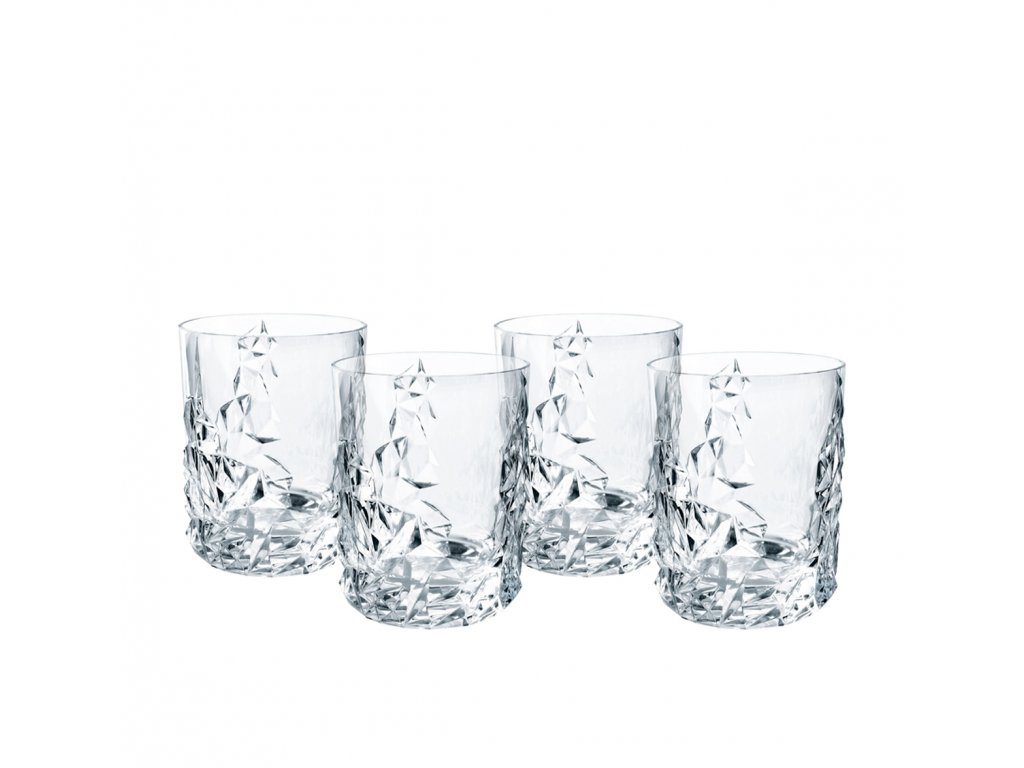 Křišťálové sklenice na Rum a Whisky Sculpture 4ks, 365 ml, Nachtmann 1