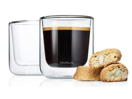 Set 2 ks termosklenic na Kávu 200ml NERO, BLOMUS