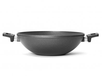 Pánev WOK nepřilnavá 2 rukojeti, Titanium Nowo, WOLL