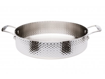 Kastrol nízký nerezový 3vrstvý 30cm 5L, STEIN bez poklice