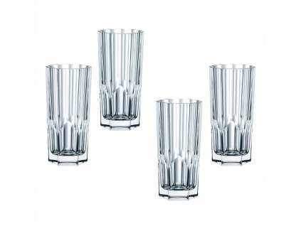 Křišťálové sklenice na Longdrink Aspen 4ks, 309 ml, Nachtmann