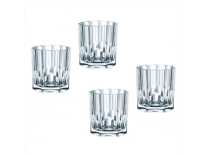 Křišťálové sklenice na Rum a Whisky Aspen 4ks, 324 ml, Nachtmann