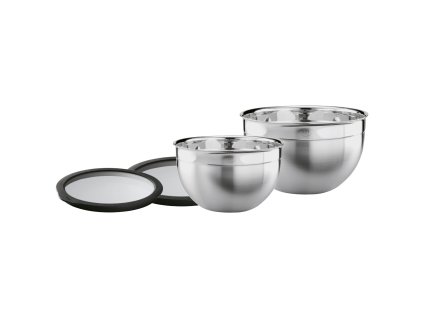 Nerezové mísy se vzduchotěsnou poklicí 20 a 24 cm, RÖSLE