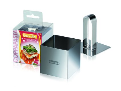 15666 Coppapasta+stantuffo quadro cm 6x6