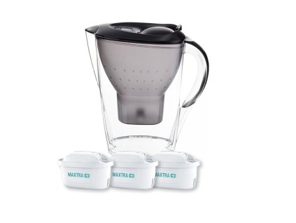 Filtrační konvice Marella Memo 2,4 l černá + 3 filtry, BRITA