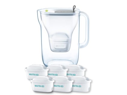 Filtrační konvice Style 2,4 l šedá + 6 filtrů, BRITA